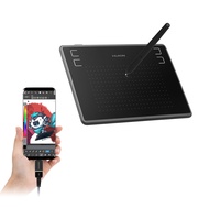 Huion H430P ดิจิตอลแท็บเล็ต OSU! แท็บเล็ตวาดรูป4096-ฟรี Stylus และ4ปุ่มเหมาะสำหรับระยะทางการศึกษาและพ.จัดการประชุม