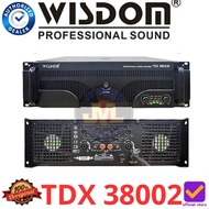 Wisdom TDX Series TDX28002 TDX32002 TDX38002 Power Amplifier Wisdom TDX-28002 TDX-32002 TDX-38002 Po