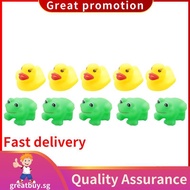 1 set of Frogs & Ducks 5Pcs+5Pcs  Toys .greatbuysg