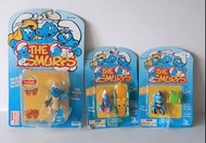 香港懷舊玩具 藍精靈 90年代 膠公仔三個 Smurf plastic figure 3 pieces