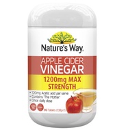 Nature's way apple cider vinegar 1200mg เนเจอร์เวย์ แอปเปิ้ล ไซเดอร์ เวเนก้า 90เม็ด