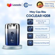 Máy cạo râu điện HS208 - Lưỡi dao kép 3D - sạc nhanh type-C 1 giờ - cạo ướt hay khô điều được - nhỏ