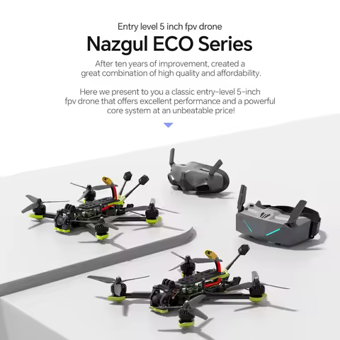 iFlight Nazgul XL5 ECO Analog 6S Drone BNF with BLITZ 5.8G 1.6W VTX / BLITZ ATF435 E55S Stack for FP