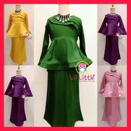 Lil Little BK52 Baju Raya Terkini 2023 Baju Kurung Budak Murah Moden Baju Raya Kurung Kanak-Kanak 1T