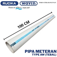 AW 4 Inch PVC Pipe 1 Meter PVC Pipe Meter Wavin PVC Pipe Cut Per Meter 4 Inch Thick