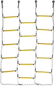 Aoneky 5.9 ft Nylon Climbing Cargo Net - Climbing Rope Ladder for Kids - Fun Outdoor Toy for Boys Ag