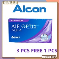 Alcon Air Optix Hydraglyde Multifocal Monthly Disposable Lenses [Free 1pc Silicone Hydrogel Monthly 