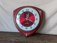 《早期鐵皮電鐘》KOYO電鐘（70年代、Standard Electric Clock 、勒洛三角形、普普風、太空年代）