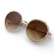 全新未使用 ▲ DITA DTS532 LAGEOS 圓形超大太陽眼鏡 玫瑰金 52⬜︎21 132 日本製造 女士