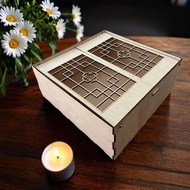 Customizable Wooden Mooncake Box – Perfect for Moon Cake Festival and Corporate FB24-19