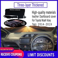 For Toyota Noah 2014~2021 Leather dashboard cover pad Sun Protection Mat sun shade cushion anti slip