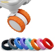 Picbliss 8 Pcs Silicone Luggage Wheels Protector Suitcase Wheels Cover for Luggage