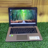 Laptop Asus VivoBook 14 A442UR - Intel Core i5-8250U RAM 8GB SSD 256 GB  NVIDIA GeForce 940MX

Spesifikasi :
-Display 14 inch
-Prosessor : Intel(R) Core(TM) i5-8250U CPU 1.60G