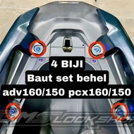 Titanium bolts for adv160 adv150 pcx160 pcx150 vietnamOriginal adv 160 accessories adv 150 accessori