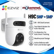 EZVIZ H9c Dual 3K 5MP+5MP Outdoor CCTV WiFi Camera | Dual Lens 360° Pan Tilt | Colour Night Vision |