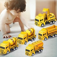 Kids Toy Car Pull Back Alloy Vehicle Model Engineering Truck Children's Day Sanitation K6o4