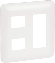 Panasonic Cosmo Series Wide 21 Outlet Plate, For 5 Pieces, White WTF7005W