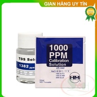 Solution 1000, 1382 ppm calibration and alignment of TDS store2 meter equipment