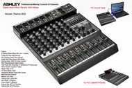 Mixer 8 Channel Ashley 8ch Remix 802 Remix-802 USB Recording Soundcard