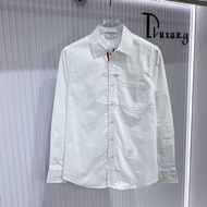 ️[PREMIUM PRODUCTS] - T-h0m Shirt - Type 1 T-B White Check Shirt with Inner Hem Code 901 Oxford Fabr