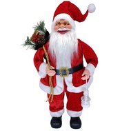 [Legend6]  62cm Christmas Santa Claus Doll Santa Doll Toy figures Collectible for Party festival Blu