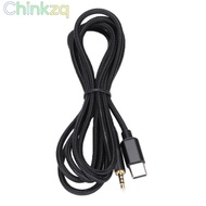 CHINKMY AUX Cord, 1.5m Length Type-C to 2.5mm Headphone Audio Cable, Plug and Play Audio Cable for A