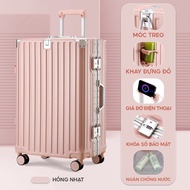 Vali Kéo Du Lịch 9066C Bamozo Khung Nhôm Khoá Sập Size 20 24 Inch Bảo Hành 5 Năm Nhựa ABS Cao Cấp Bo