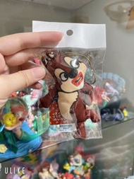 日本罕見絕版Chip n Dale鋼牙與大鼻奇奇蒂蒂丑樣臉軟公仔吊飾鎖匙扭蛋小擺設。匙