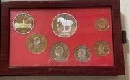 AX741 九十一年91年 馬年精鑄生肖套幣 925銀章 重1/2盎斯 盒附說明書-無收據