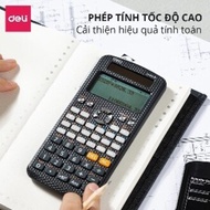 [BH 5 năm] máy tính khoa học Deli D580VN có 3 màu sắc lựa chọn Đen/Hồng/Xanh dương - VPP Ánh Dương