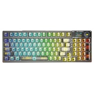 AULA F98 PRO 95 key hot swappable Intelligent Screen Mechanical Transparent Keyboard With RGB Backli