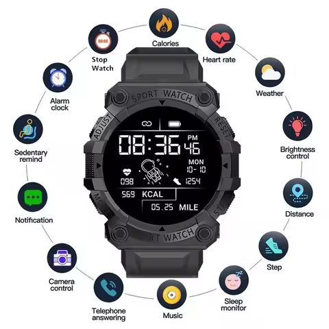 FD68S New Smart Watches Men Women Bluetooth Smartwatch Touch Smart Bracelet Fitness Bracelet Connect