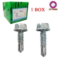 [READY STOCKS] HEX HEAD SELF DRILLING SCREW (1 BOX) / SKREW KEPALA LAPAN EKOR UDANG / DSM HO THREAD 