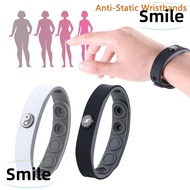 SMILE RedUp Far Infrared Negative Ions Wristband  Design Sweatproof Adjustable Washable Sport Bracelets