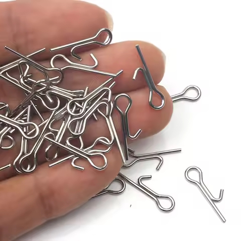 25/50/100PCS Assist Soft Fishing Lures Bait Stinger Spike Hook Treble Hooks Connecting Pins Needle F