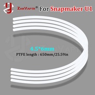 High Precision PTFE Teflon Tube for Snapmaker U1 Filament Tube Heat Resistant Extruder Tube 4.5mm ID