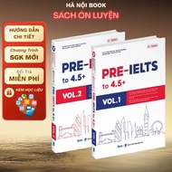 Pre book - Ielts to 4.5+ foundations to start IELTS practice (Combo 2c Vol 1 + Vol 2) - Moonbook