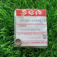 100%ORIGINAL MADE IN MALAYSIA SUZUKI V100/VS125 SPACER （5X8X3.5)(09180-05042-000）