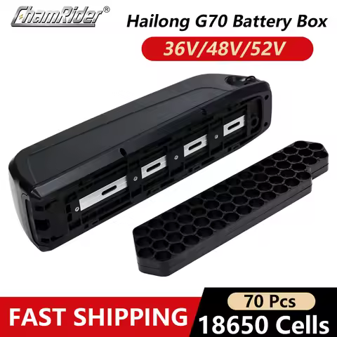 ChamRider G70 Battery Box HaiLong downtube Battery Down Tube Battery Case 18650 Cells 10S7P 13S5P 14