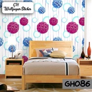 PROMO Wallpaper Stiker Dinding Bahan PVC Anti Air / Wallpaper Kamar