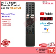 XIAOMI MI TV BOX REMOTE CONTROL NETFLIX / YOUTUBE/  PRIME VIDEO / Home APPS / XIAOMI TV+ (MI-VER.18)