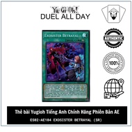 Genuine English Yugioh Card AE Version: ES02-AE104 Exosister Betrayal (SR)