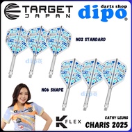 TARGET K-FLEX CATHY BLUE (CATHY LEUNG Model) Hard Material Darts Flight - TARGET Darts Flight