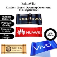 Grand Opening Cutting Ribbon Ceremony customised logo | print ribbon for company event shop opening