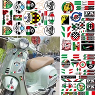 For Vespa Motorcycle Stickers, Reflective Waterproof Modified Decorative Accessories and Helmet Stickers