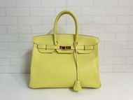 HERMES Birkin 35 石灰金硬件 Epson Square P 印章