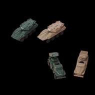 [LIT-t] 4pcs/set 1/144 Soviet BM21 Hail Rocket Launcher Italy Centaur B1 Tank 4D Steel Ball  Model S