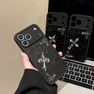 Retro Cross DIY phone cases for iphone 18 Pro Max 17 Pro Max 16 Pro Max 15 Pro Max 14 Pro Max i14 13
