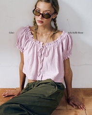 Reverie Sofia ruffle blouse - เสื้อระบาย แขนตุ๊กตา