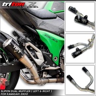 Kawasaki z800 slip on triton exhaust